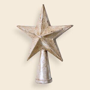 Cody Foster, Star Tree Topper in Antiqued Silver, Large